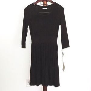 Calvin Klein fit & flare sweater dress.
